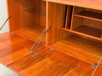 Vintage 1960s Teak Cabinet Sideboard Storage Shelving Drawers EB12294