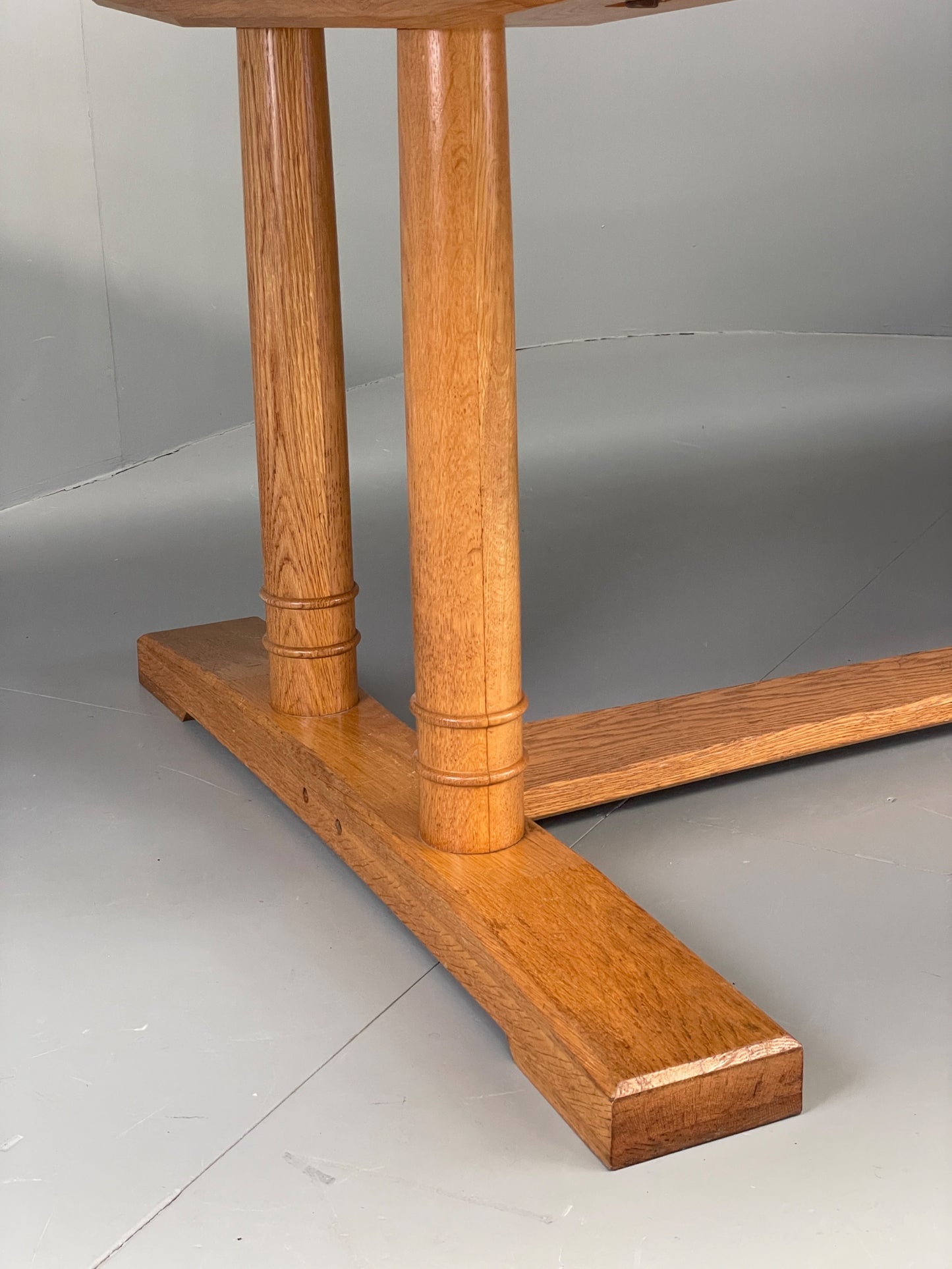 Solid Oak Dining Table 12 Seater 3.2m Large Refectory Bespoke Custom EB12890