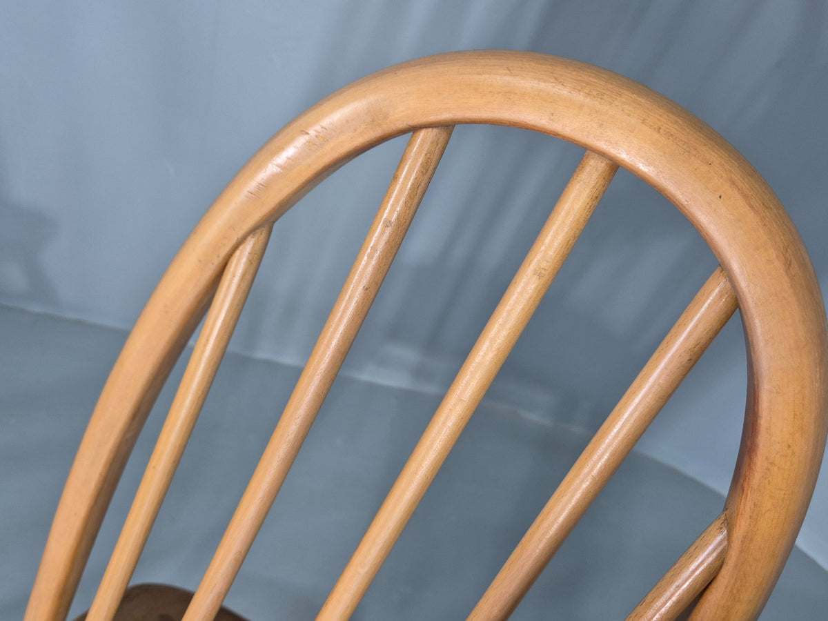 8 Ercol Windsor Quaker Highback Dining Chairs 1970s Retro MCM Eb13054