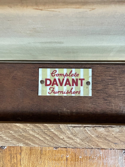 Art Deco Dining Table By Davant 1950s Walnut Extending Vintage Retro EB12216