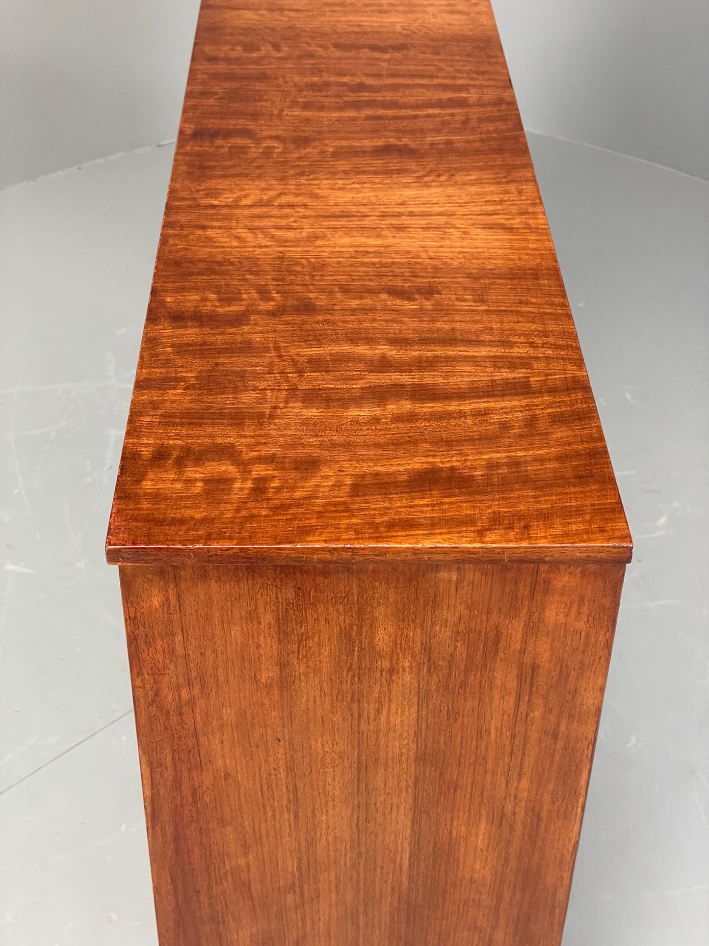 Vintage 1960s Glazed Bookcase Walnut Mid Century Retro Adjustable EB12220