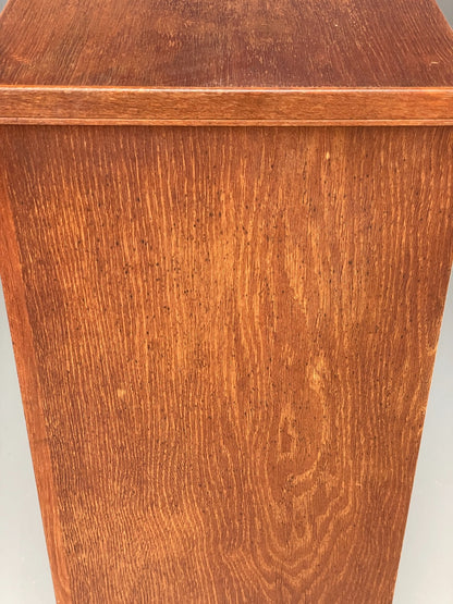 Vintage Tambour Fronted Cabinet 1950s Danish By NIPU Drawers Art Storage EB12330