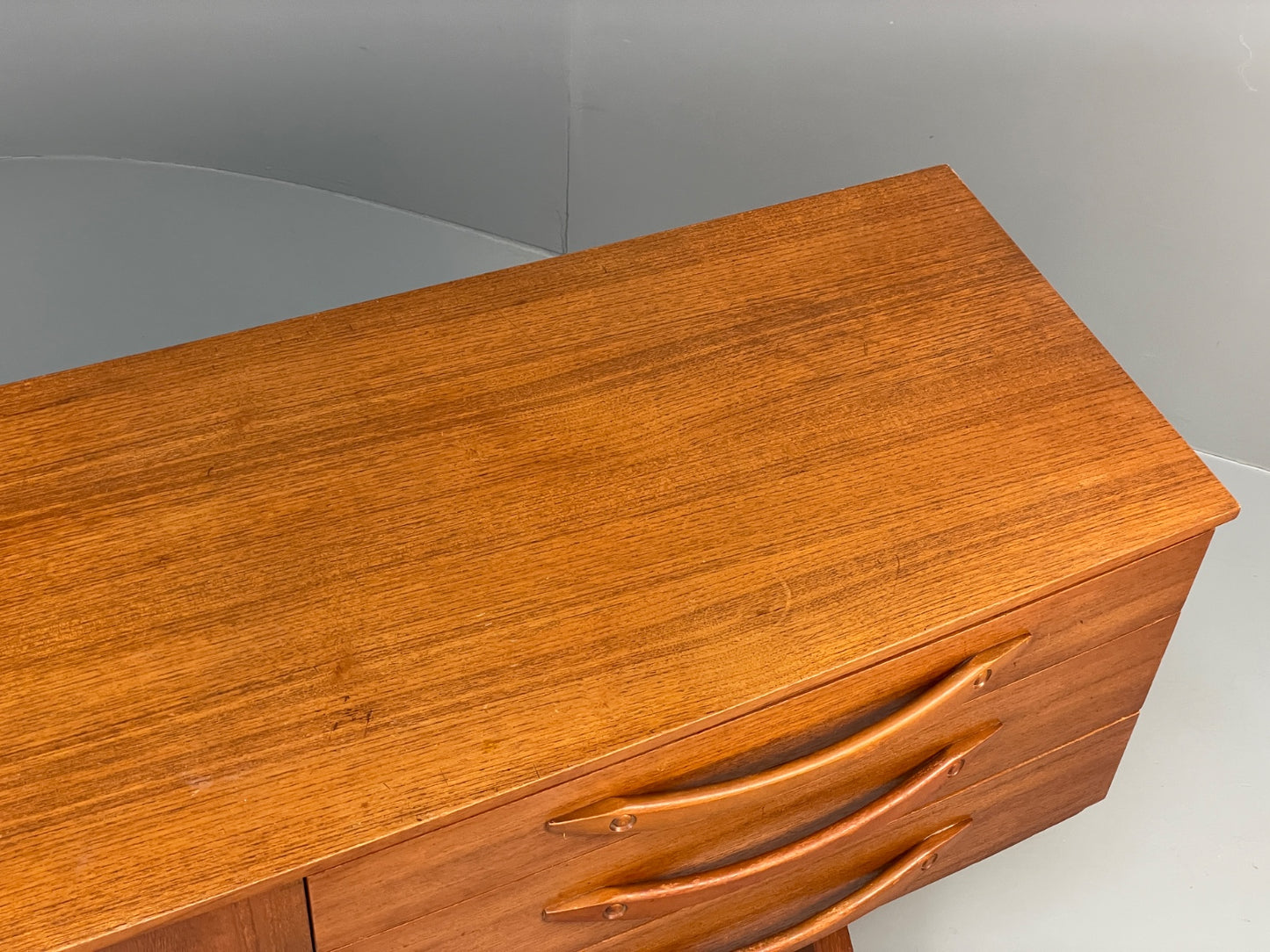 Vintage Beautility Teak Sideboard Mid Century 1960s Retro Drawers EB12934