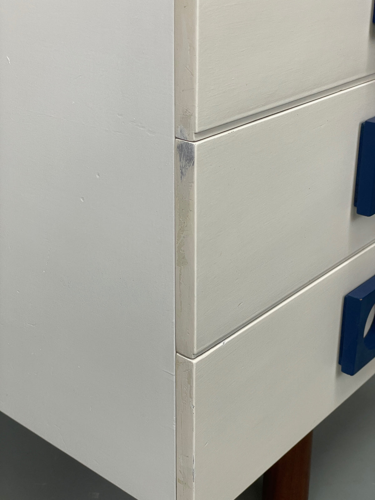 Vintage 1960s Compact Desk Teak Uniflex White Retro Mid Century Drawers EB12968