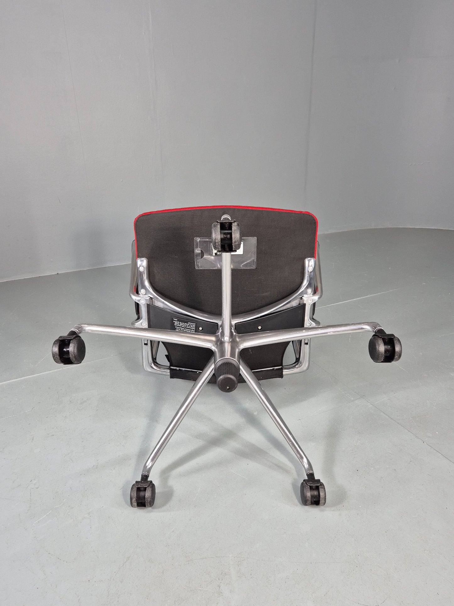 Vintage Vitra Media Office Chair Red and Black EB12244
