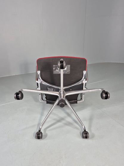 Vintage Vitra Media Office Chair Red and Black EB12244