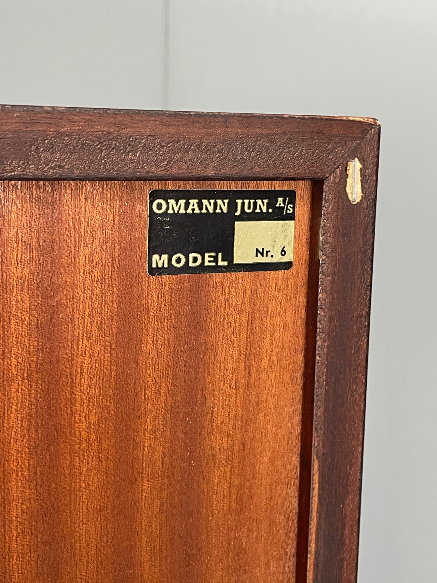 Vintage 1960s Shelving Unit Bookcase Omann Jun Mid Century EB12327