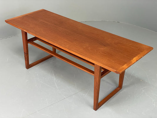 Vintage Teak Coffee Table By Pye Franklin Retro 1960s Magazine Rack EB12071