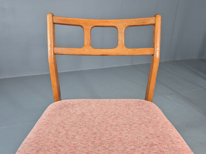 6 Vintage Teak Dining Chairs 1970s Retro D Scan Brand New Upholstery EB12160