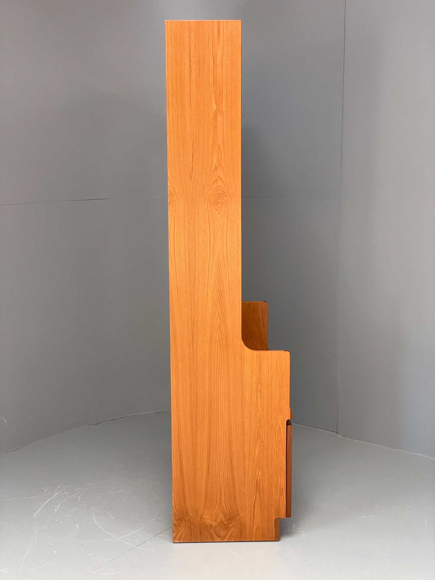 Vintage Nathan Wall Unit Teak Squares 1970s Retro Shelving Glazed EB11969