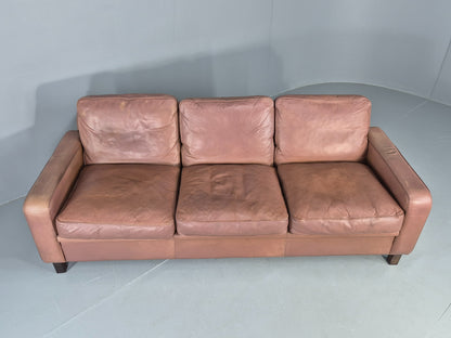 Vintage 3 Seater Sofa 1970s Thams Danish Retro MCM Quality EB12438