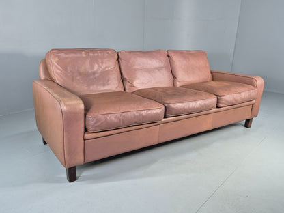 Vintage 3 Seater Sofa 1970s Thams Danish Retro MCM Quality EB12438