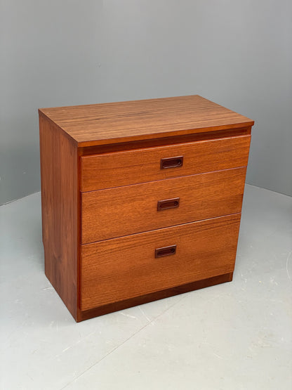 Vintage Chest Of Drawers By Meredew Mirror Teak 1960s Retro Mid Century EB12513