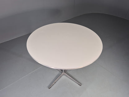 Vintage Fritz Hansen Circular Side Table Arne Jacobsen Design EB13005