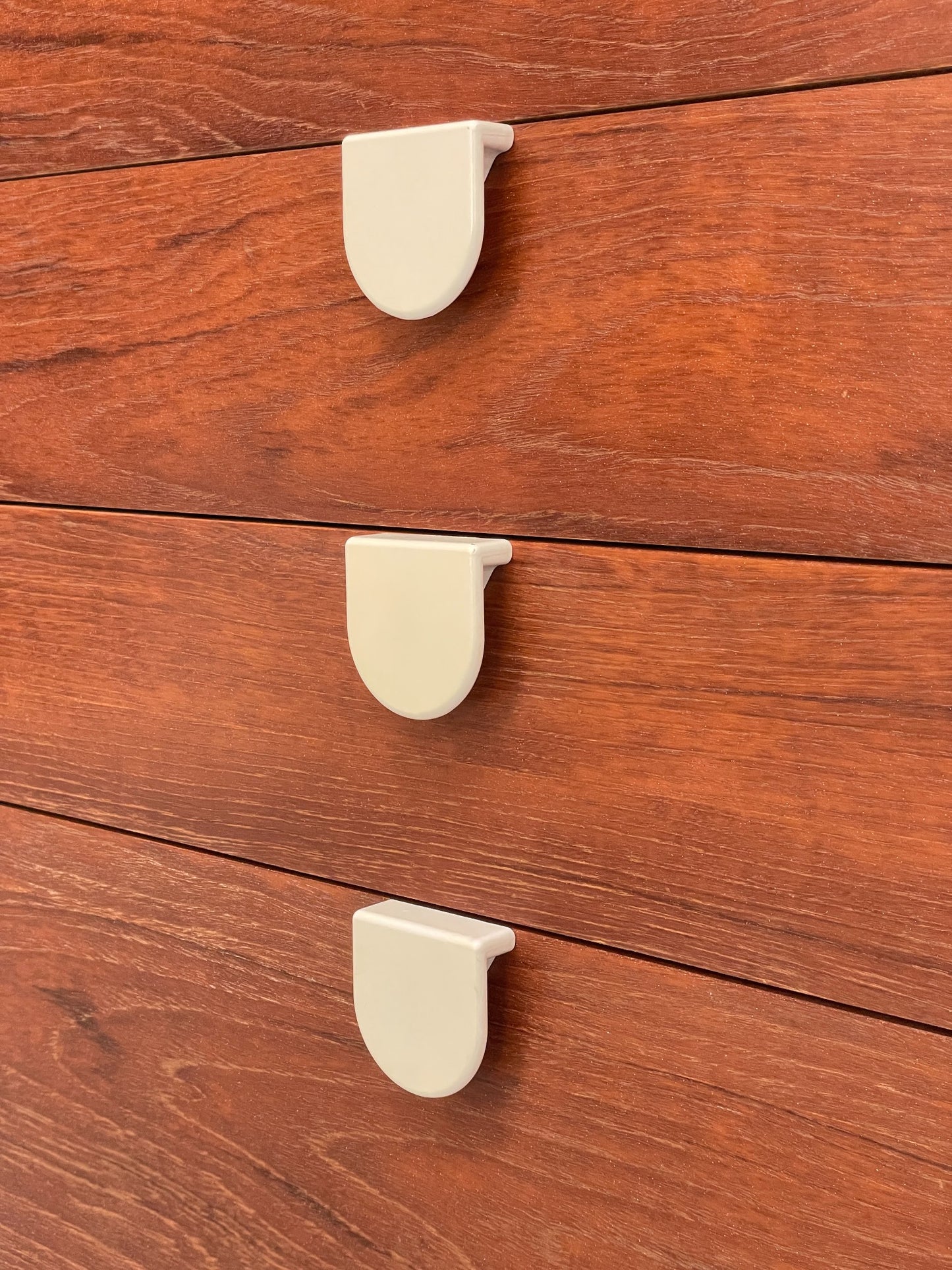 Vintage Chest Of Drawers 1970s Teak White Retro Chunky Handles EB12070