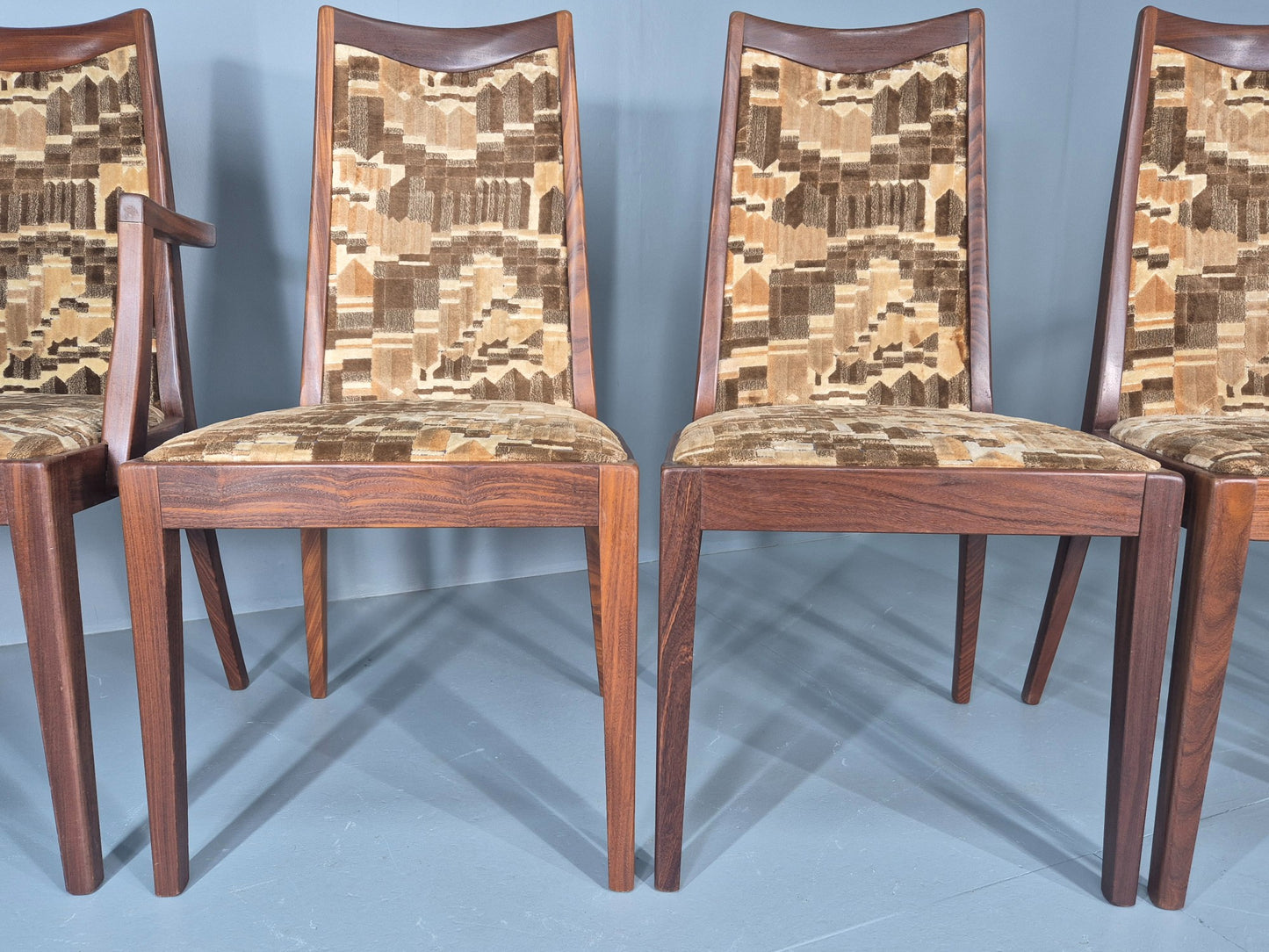 5 Vintage G plan Dining Chairs 1970s Fresco Original Upholstery Retro  EB12182