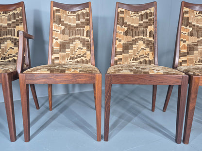 5 Vintage G plan Dining Chairs 1970s Fresco Original Upholstery Retro  EB12182