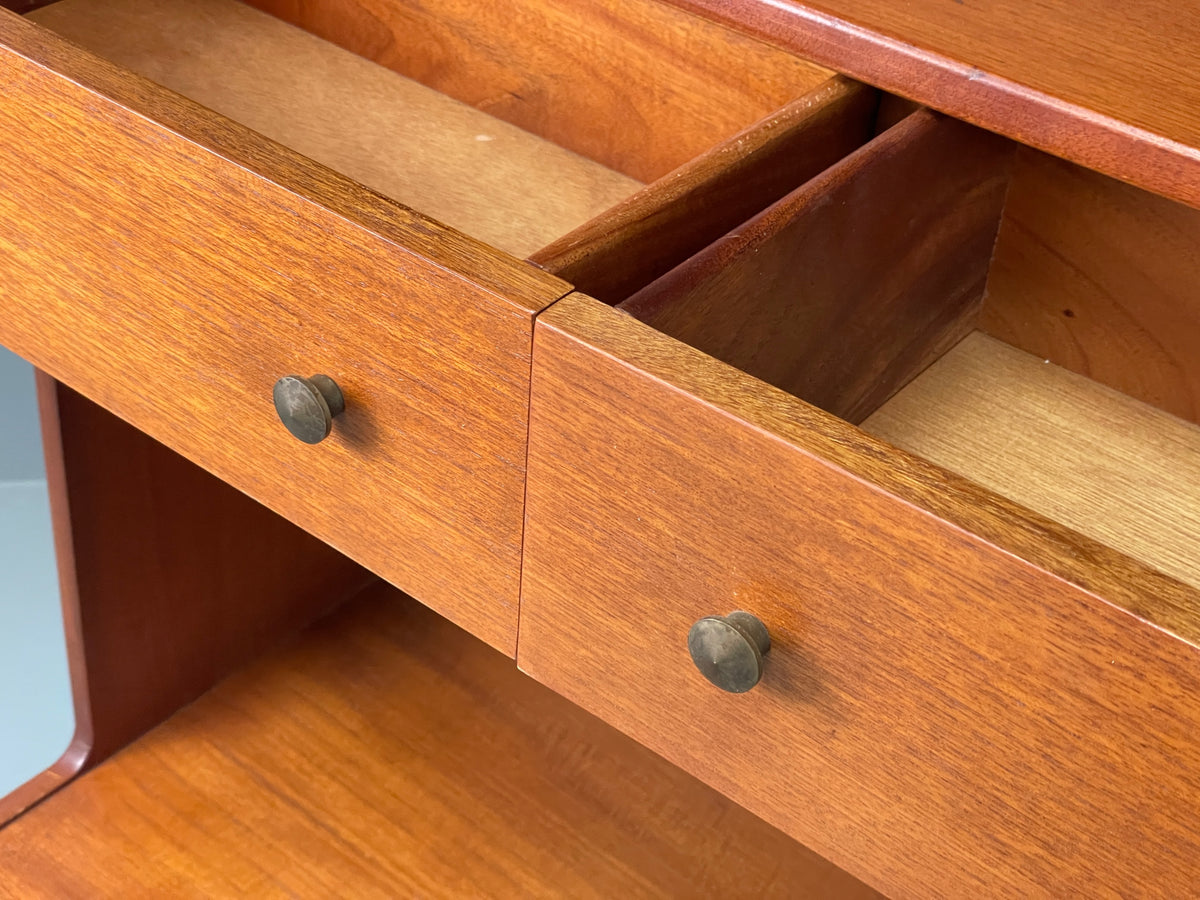 Vintage Teak Wall Unit Jentique Mid Century Retro Shelving Drawers EB13106