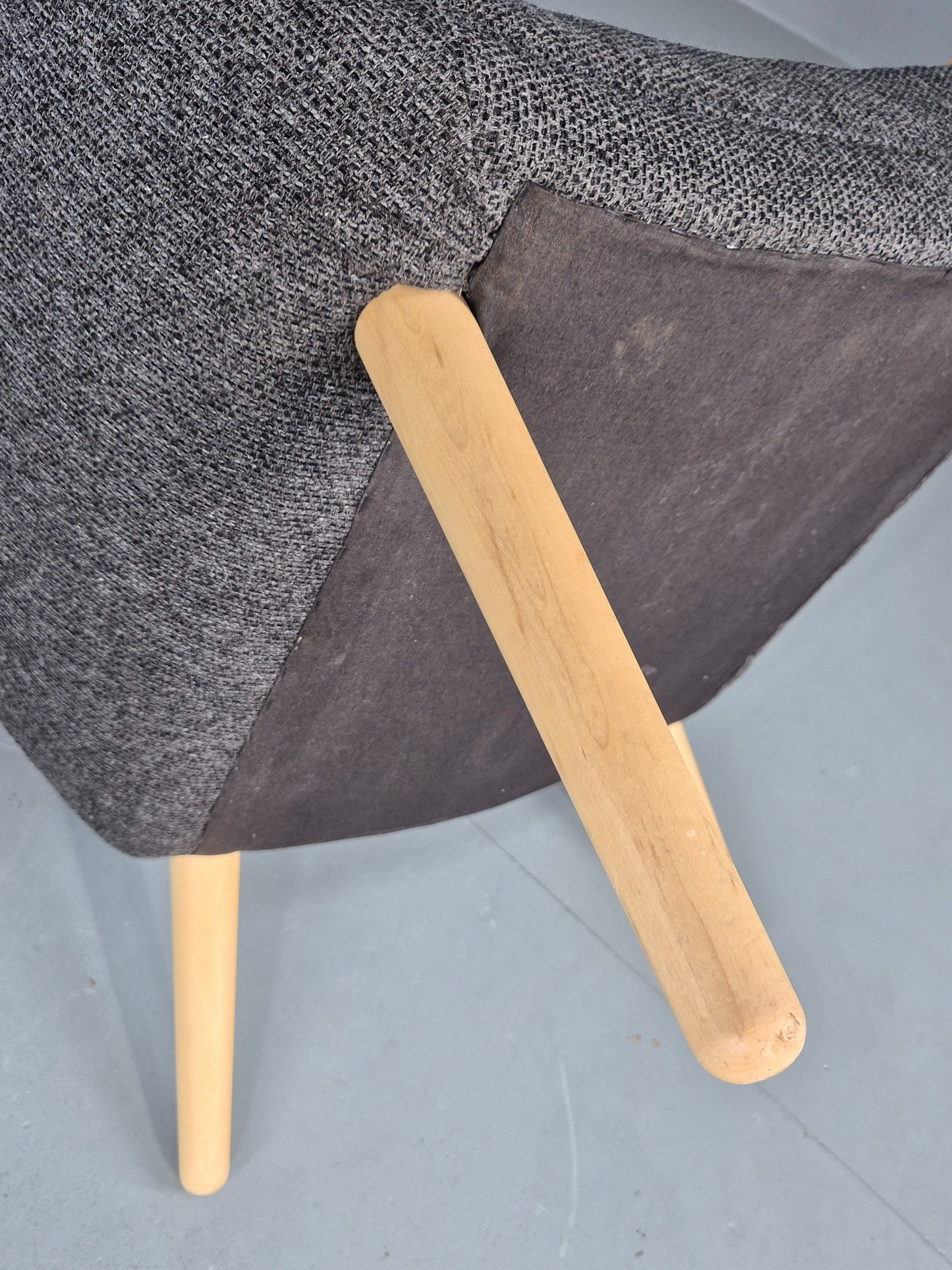 Vintage Mama Bear Matzform Lounge Chair Grey Beech Danish Modern Design EB12315