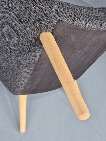 Vintage Mama Bear Matzform Lounge Chair Grey Beech Danish Modern Design EB12315