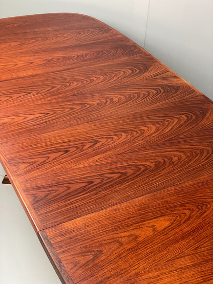 Vintage Dining Table Extending By Gudme Møbelfabrik Danish Mid Century EB12616
