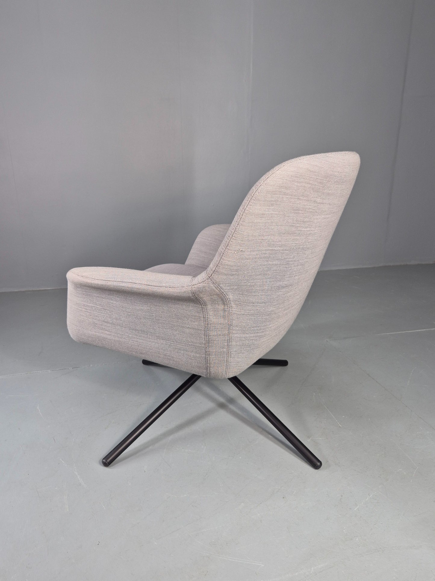 Vintage Swivel Lounge Chair Icons of Denmark Smile Chair Retro Modern EB12854