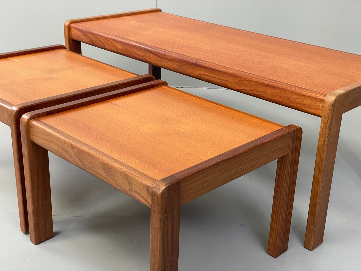Vintage Nesting Tables Teak Gordon Russell Set Of 3 Retro 1970s EB12634
