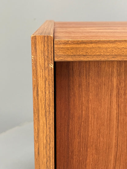 Vintage Teak Cabinet Danish 1970s Retro Mid Century Prebend Sorensen EB12522