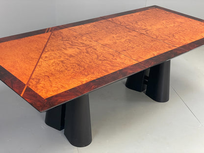 Vintage Italian Dining Table Post Modern 1970s Miniforms By Oscar Dell EB12494