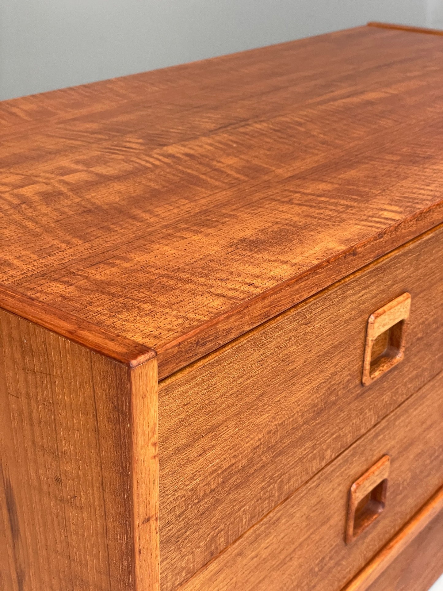 Vintage Drawers Teak 1970s Danish Mid Century Retro TV Unit EB12610