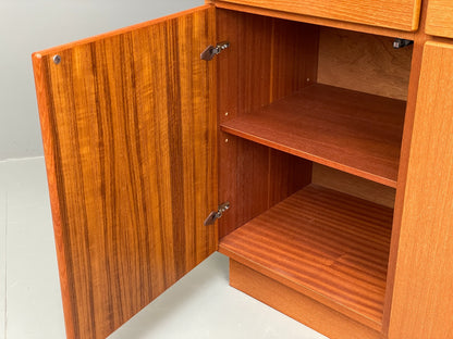 Vintage 1980s Teak Sideboard By Gangsø Danish Retro Shelving Drawers EB12075
