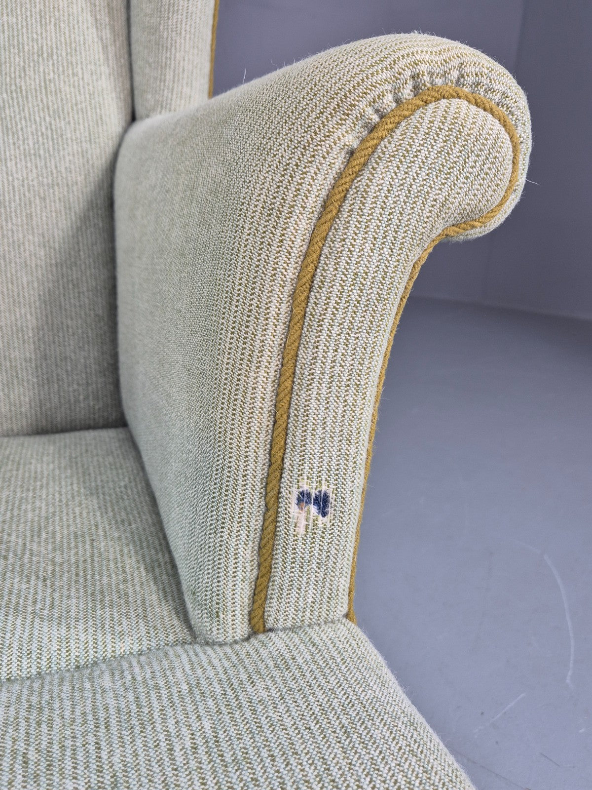 Vintage Danish Wing Back Armchair Cottage Style 1960s Retro Classic EB12672