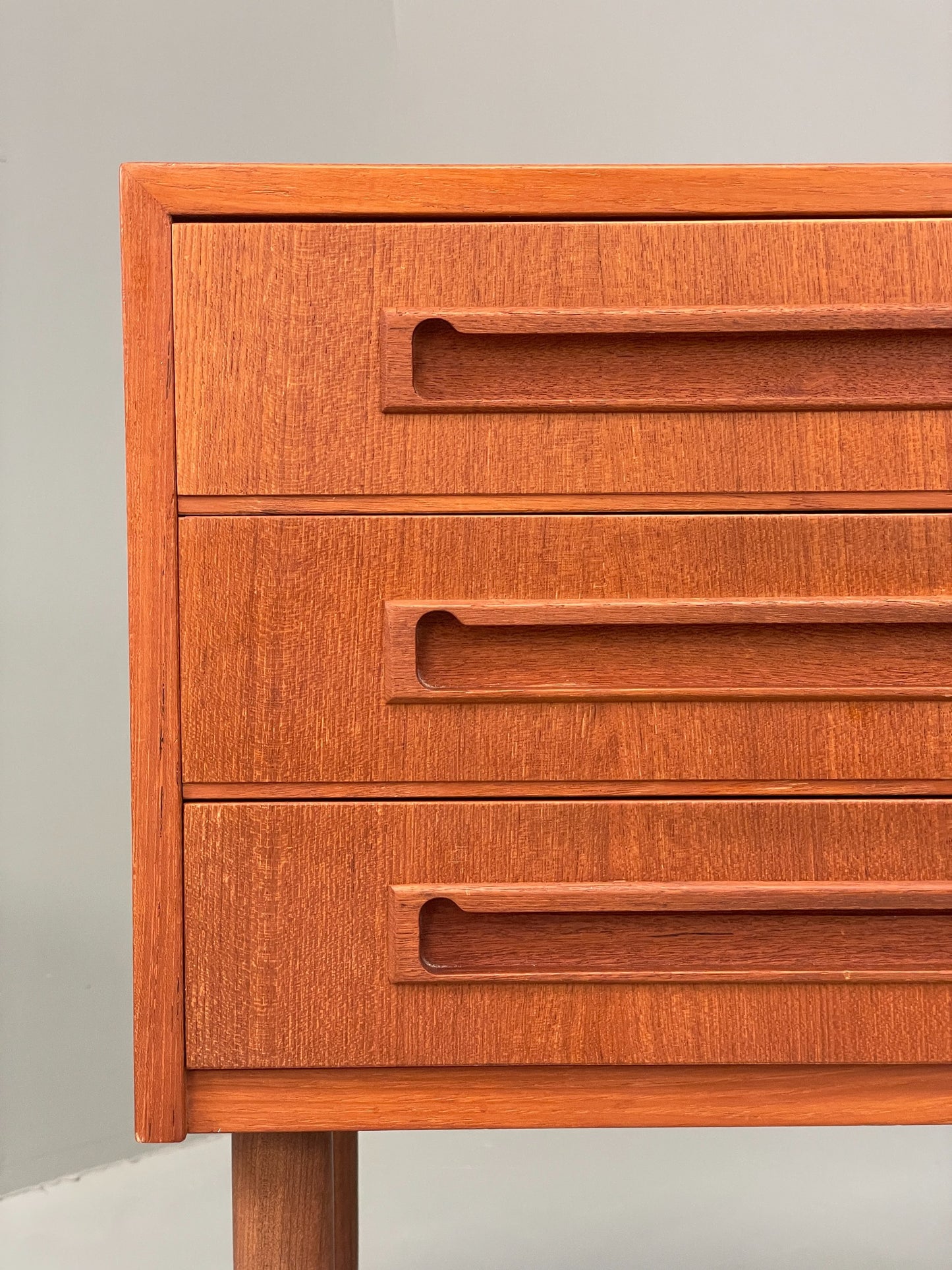 Vintage Chest Of Drawers Teak 1960s Danish Mid Century Small Bedside EB12606
