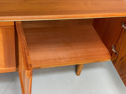 Vintage G-Plan Teak Sideboard 1970s Herringbone Pattern Shelving Retro EB12084