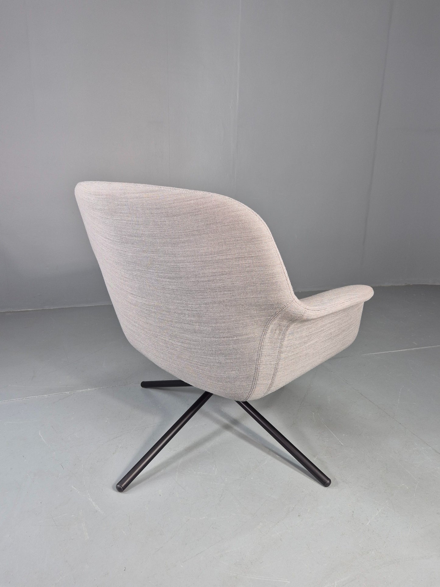 Vintage Swivel Lounge Chair Icons of Denmark Smile Chair Retro Modern EB12854