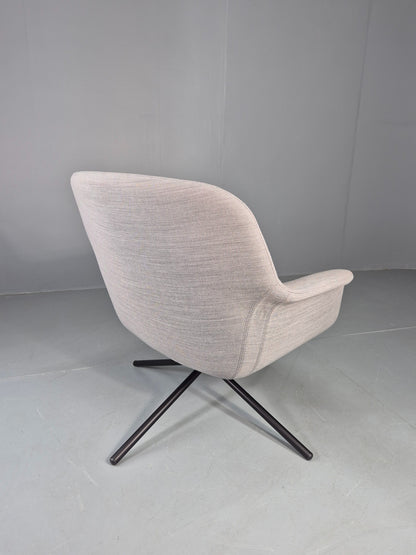 Vintage Swivel Lounge Chair Icons of Denmark Smile Chair Retro Modern EB12854