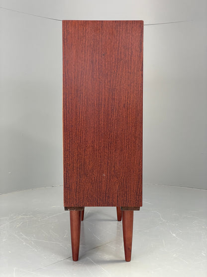 Vintage Danish 1960s Bookcase By Hjornebo Darkwood Retro Shelving EB12065
