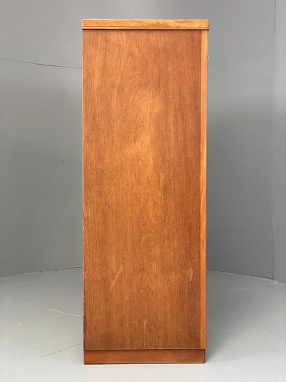 Vintage Tambour Fronted Cabinet 1950s Danish By NIPU Drawers Art Storage EB12330