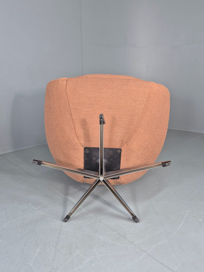 Vintage Danish Bucket Egg Chair New Upholstery 1960s Retro Mid Century EB12111
