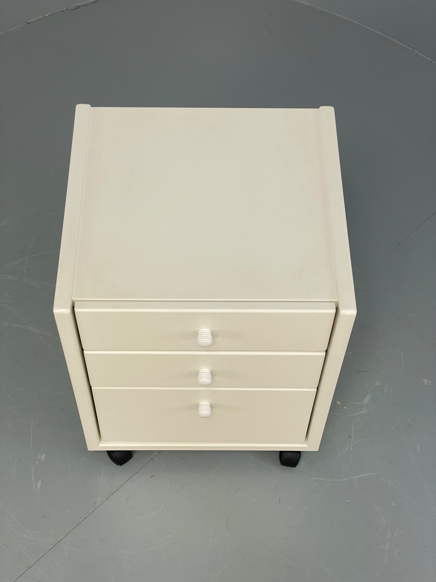 Vintage Hülsta Bedside Cabinet Chest of Drawers White 1990s EB12283