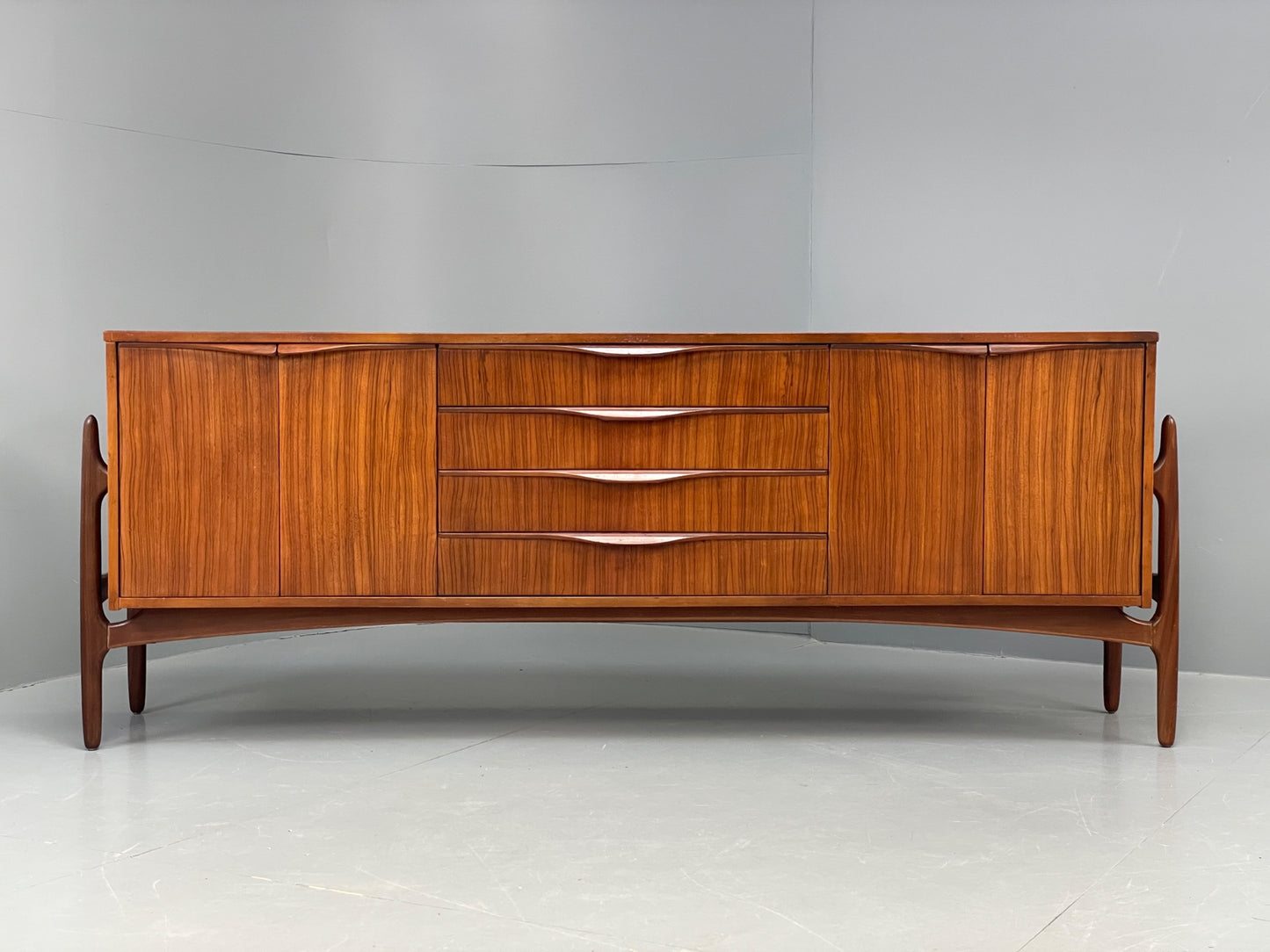 Vintage 1960s Teak Sideboard Elliots Of Newbury Mid Century Drawers EB12286
