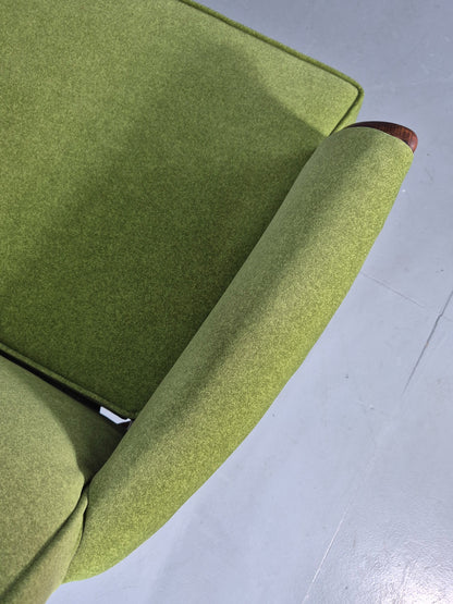 Vintage Parker Knoll PK749 Chair Recent Green Wool Makeover 1960s Retro EB12989