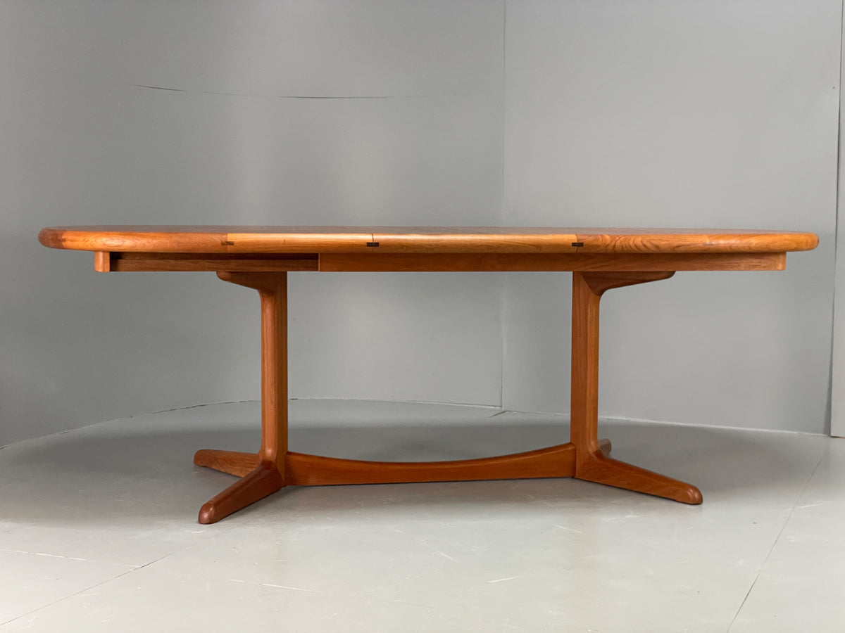 Vintage Teak Dining Table Extending Danish Retro 1970s Teak EB13144