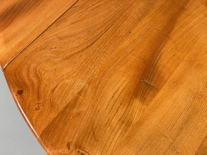 Vintage Ercol Elm Table Blonde Drop Leaf 1960s Mid Century EB12195