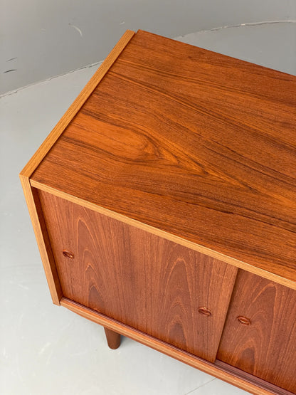 Vintage Teak Cabinet Danish 1970s Retro Mid Century Prebend Sorensen EB12605