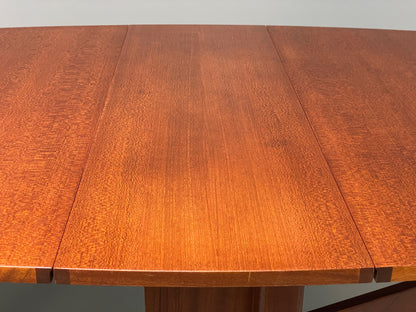 Vintage Teak Dropleaf Table 1960s Mid Century Retro Dining Seating EB13117