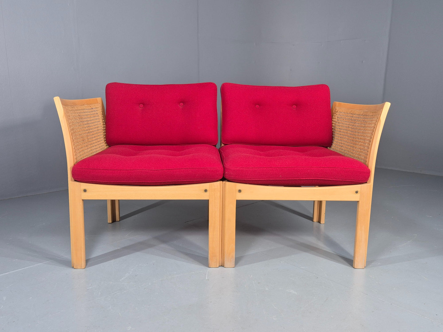 Vintage Mid Century 2 Seater Sofa Illum Wikkelso Plexus Retro Danish EB12389
