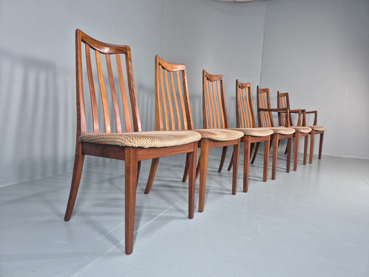 6 G Plan Teak Dining Chairs High Back Fresco Range  19070s Retro EB11611