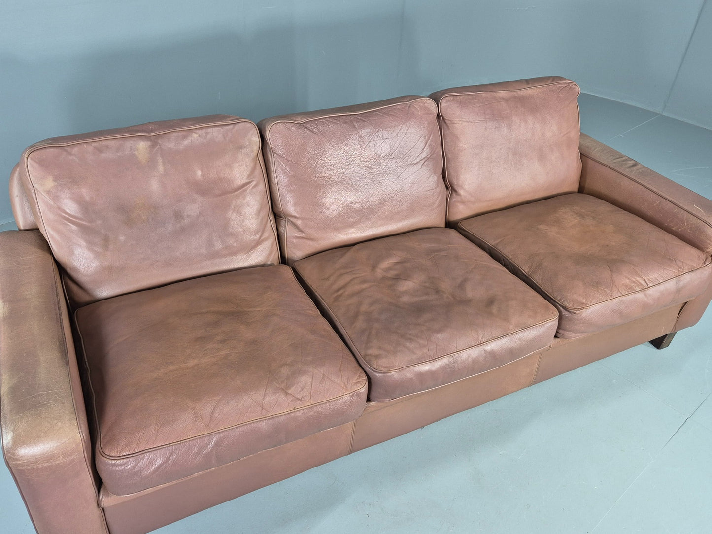 Vintage 3 Seater Sofa 1970s Thams Danish Retro MCM Quality EB12438