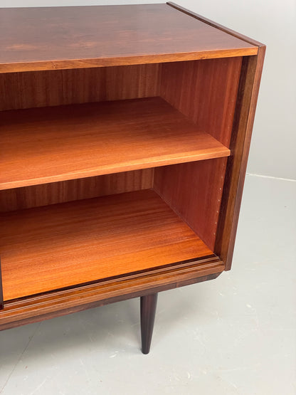 Vintage 1960s Compact Sideboard Cabinet Danish Mid Century Storage EB12341